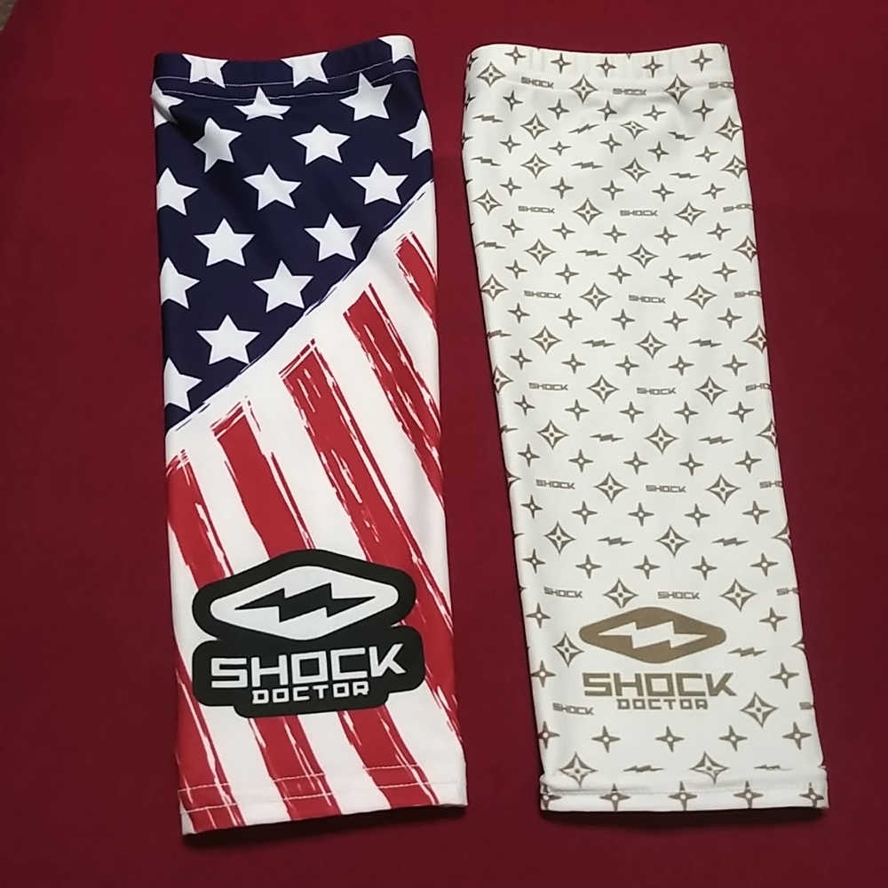 Pair of 2 Shock Doctor Compression Sleeves, Medium